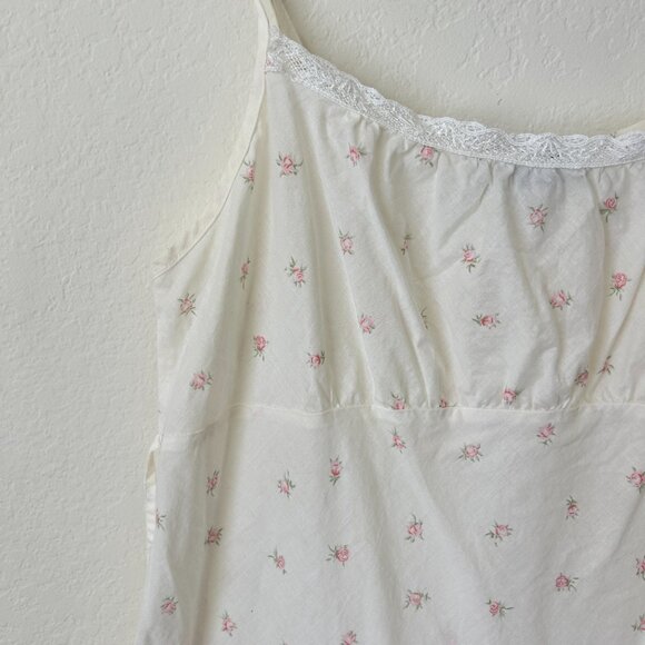 Ralph Lauren White Chemise with Pink Accents - Picture 4 of 10